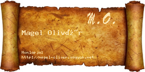 Magel Olivér névjegykártya